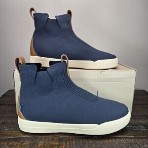 NEW Vessi Weekend Chelsea Mens Size 8 Waterproof Shoes Sea on Off White